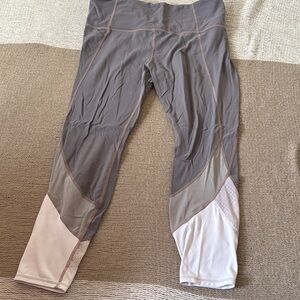 Athleta Grey and White Leggings